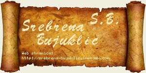 Srebrena Bujuklić vizit kartica